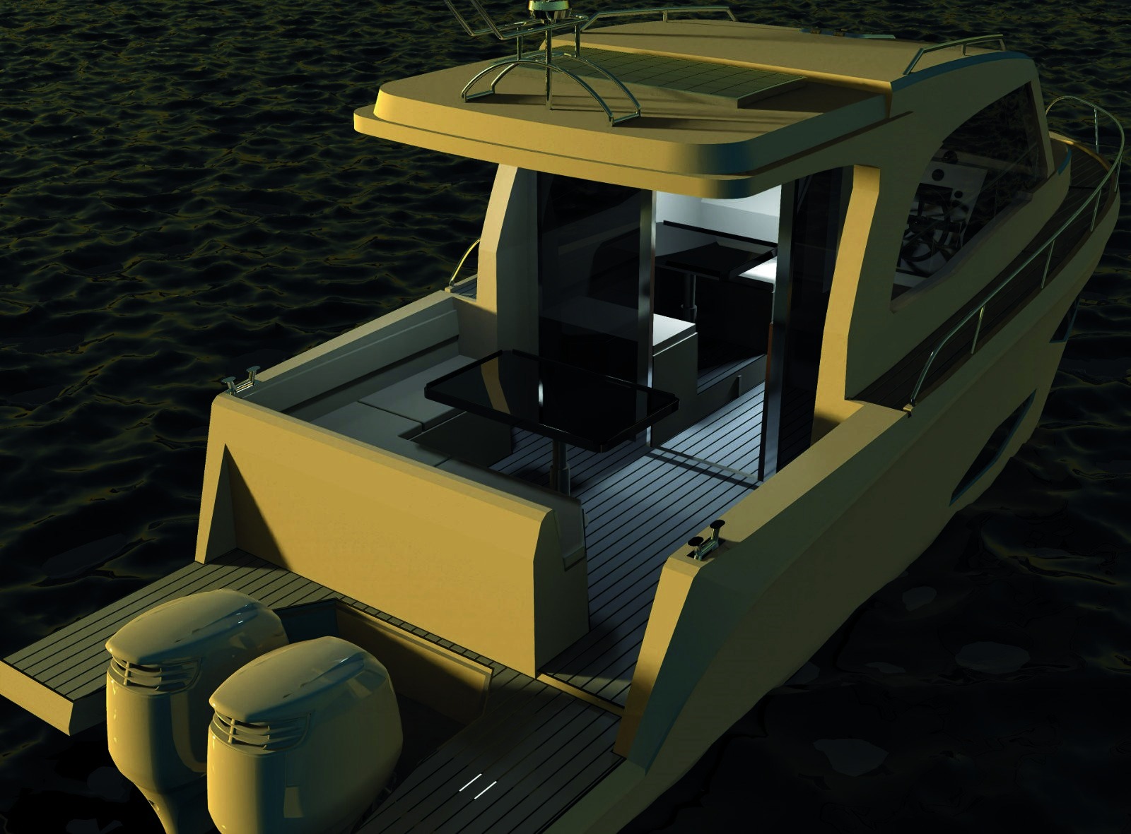 SeaWall 8.50 — kıç görünümü