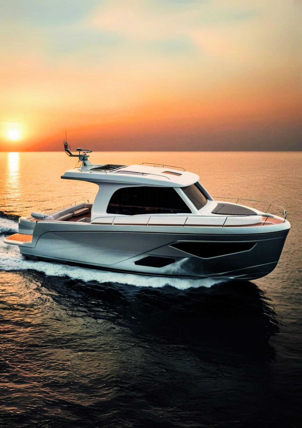 SeaWall 8.50 — gün batımında dış görünüm